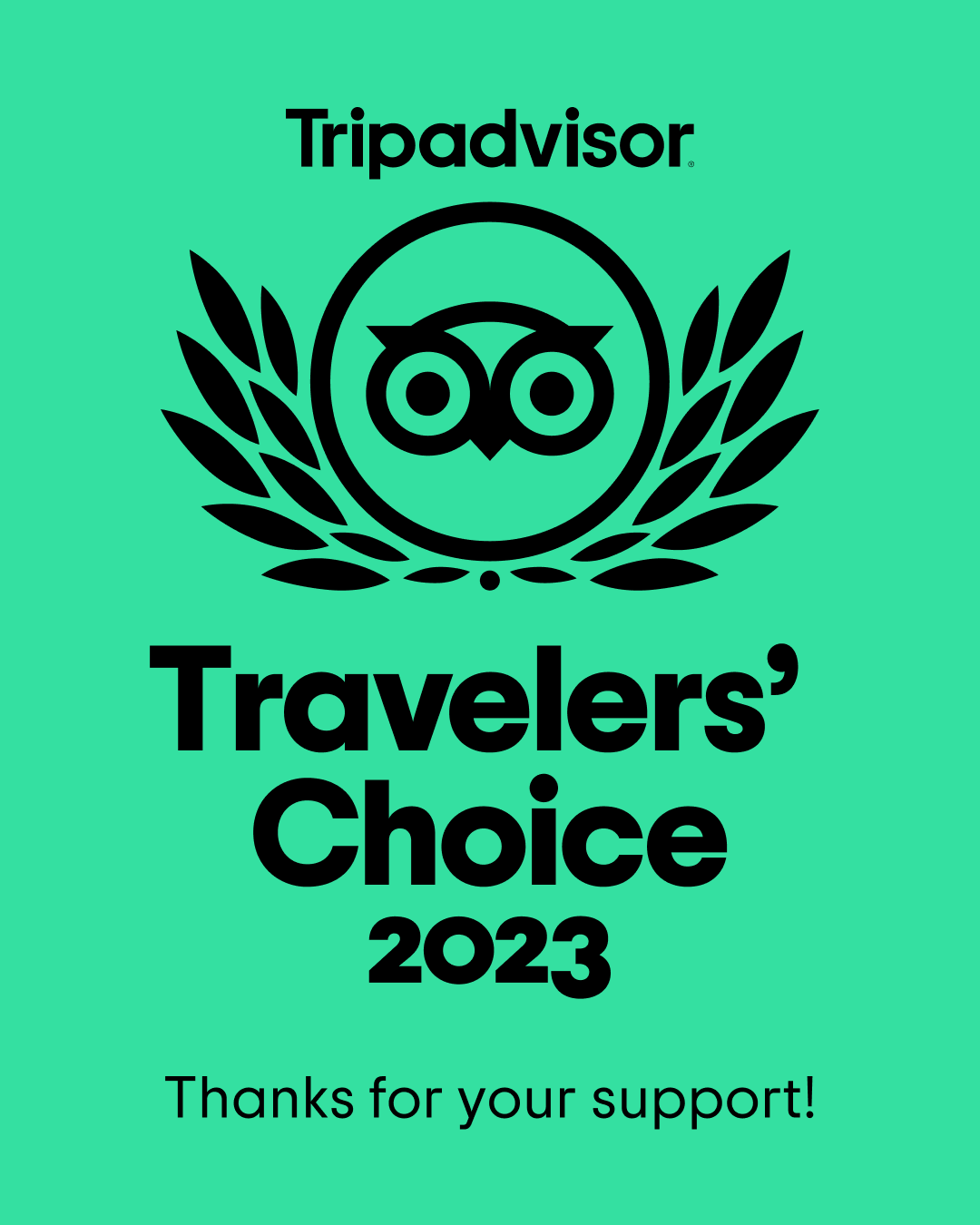 Certificate of Excellence Tripadvisor