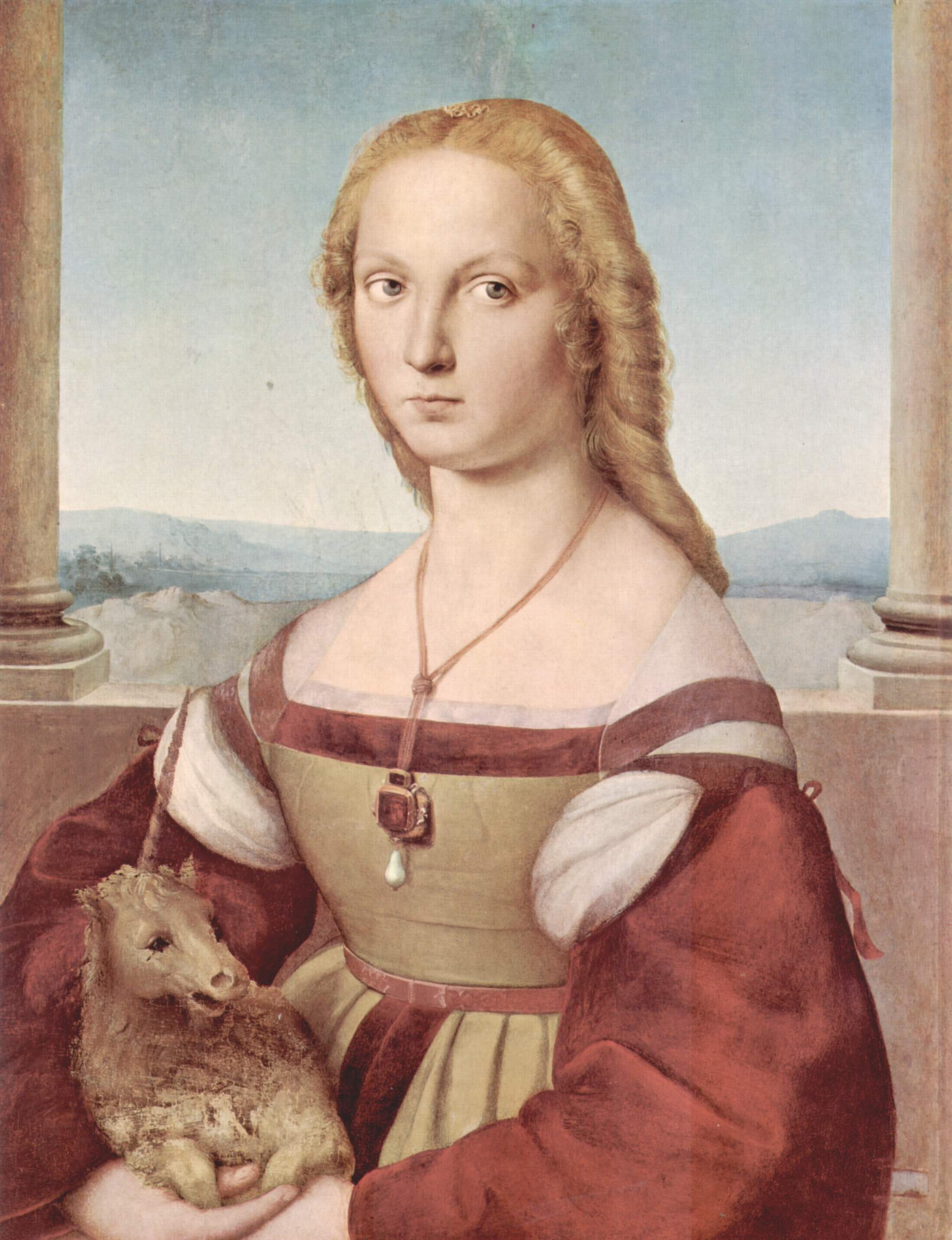 Young Woman with a Unicorn - Borghese Gallery (Rome)
