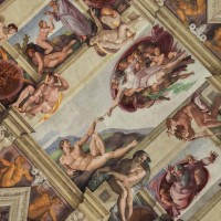 Marvel at Michelangelo's iconic Sistine chapel Creation of Adam on our Vatican museums tour