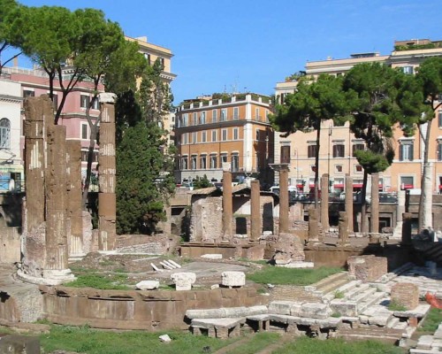 The Discovery of Ancient Temples and the Murder of Julius Caesar