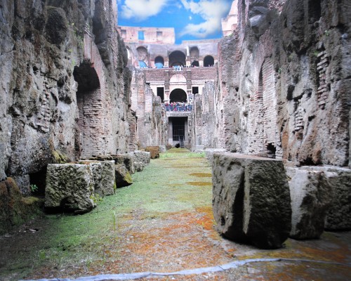Going underground at the Colosseum