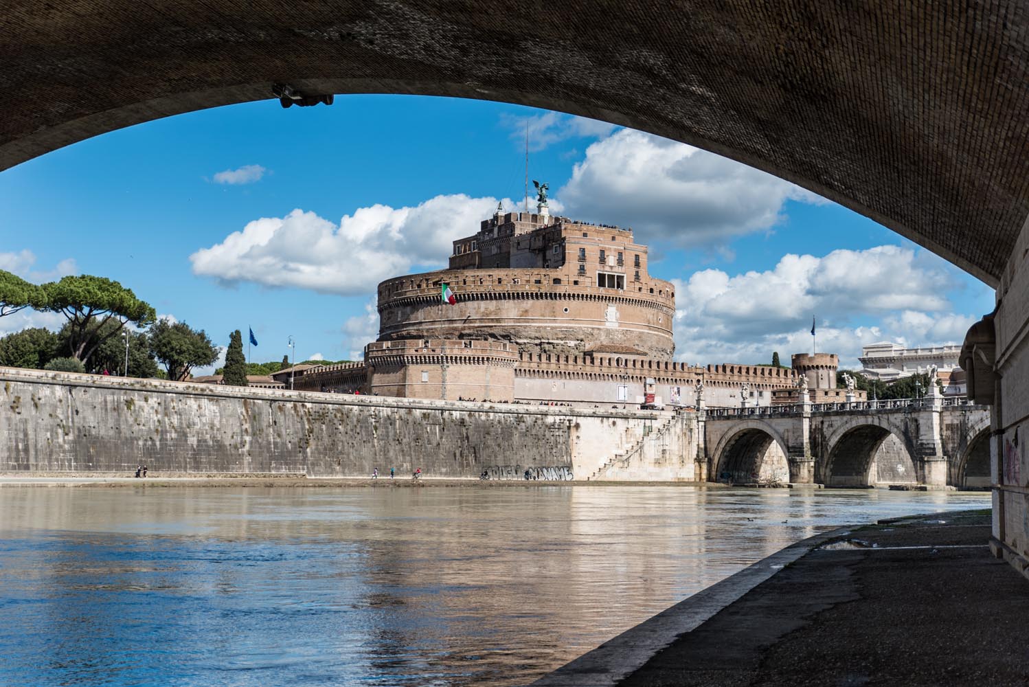 Castle Sant'Angelo from the Tiber River