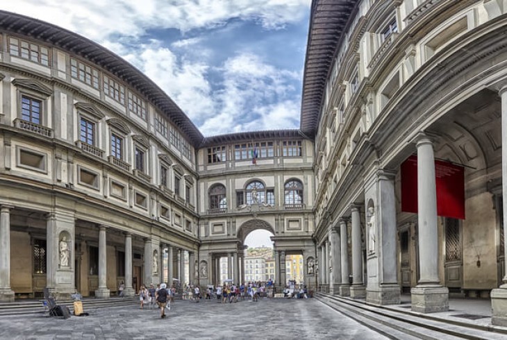 Galleria degli Uffizi, Floransa, İtalya. 