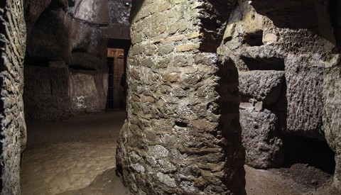 Uncover a hidden city beneath the streets of Rome on our Roman Catacombs tour, exploring the catacombs of Santa Domitilla 
