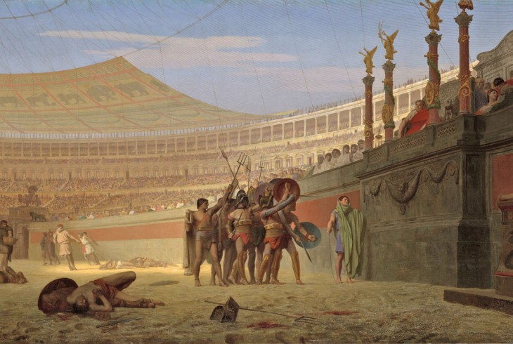 ancient roman colosseum games