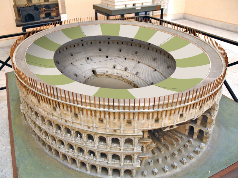 Velarium of Colosseum