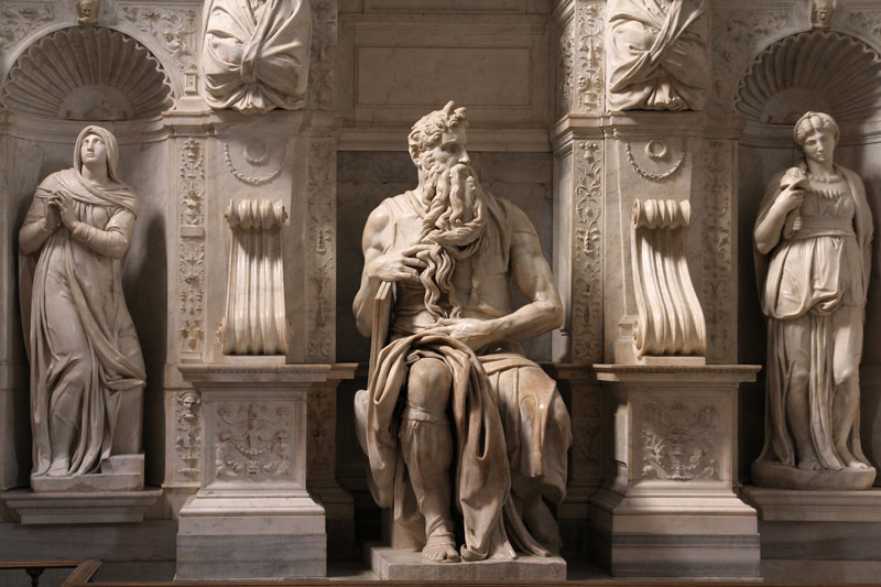 moses by michelangelo