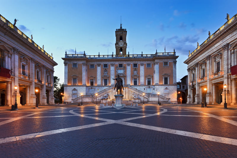 piazza del campidoglio by michelangelo