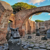 Explore Ostia's bakery, with perfectly preserved flour mills