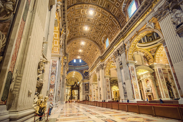 st peters basilica interior