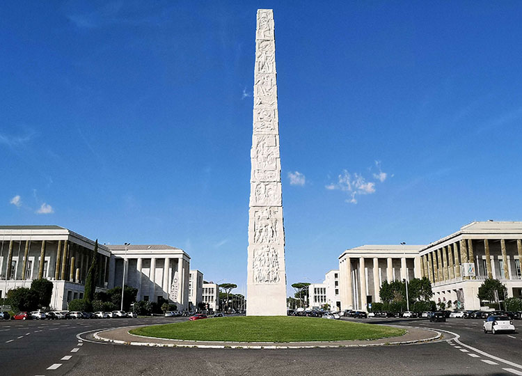 Marconi Obelisk and Museums District, Eur, Rome