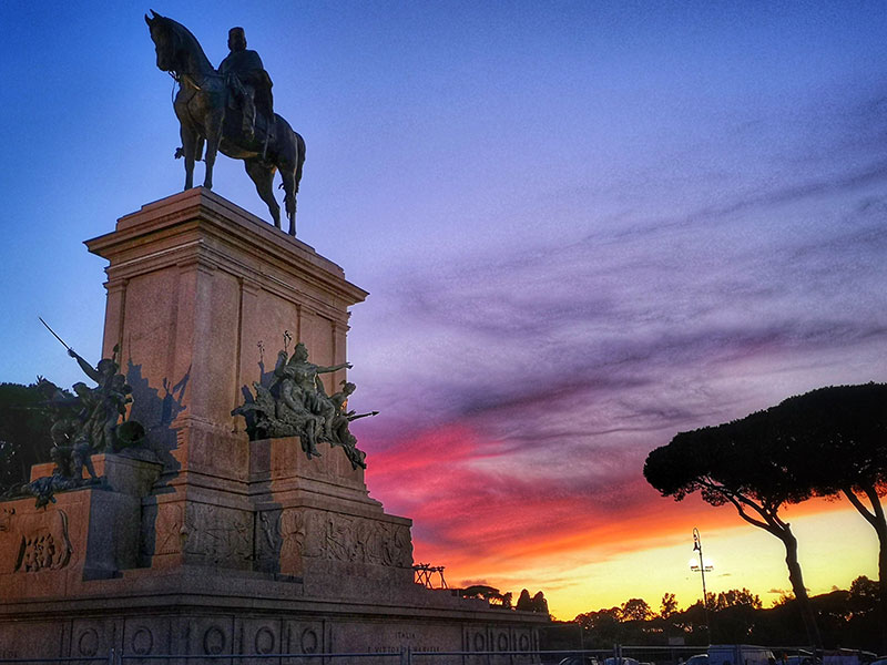 Garibaldi monument, Gianiculum Hill, Rome