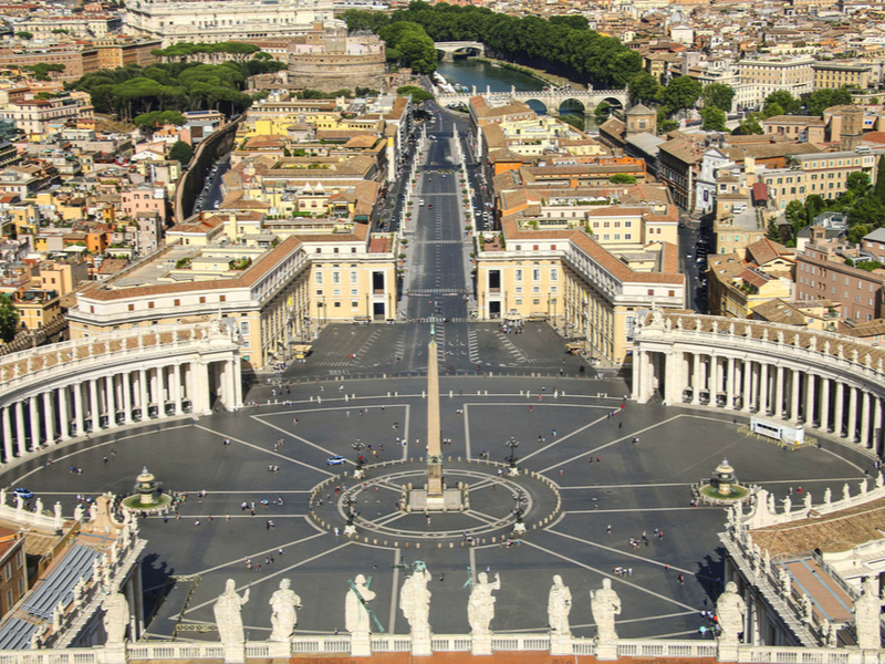 View from St. Peter's Basilica, Vatican