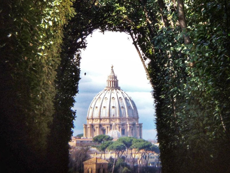 Magic keyhole, Rome