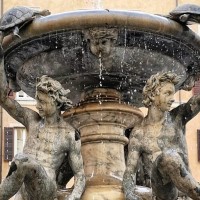 Admire beautiful Piazza Mattei with Bernini's stunnin Turtle fountain