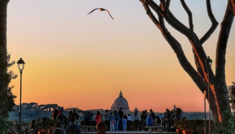 Savour breathtaking views from the Aventine Hill's Garden of Oranges