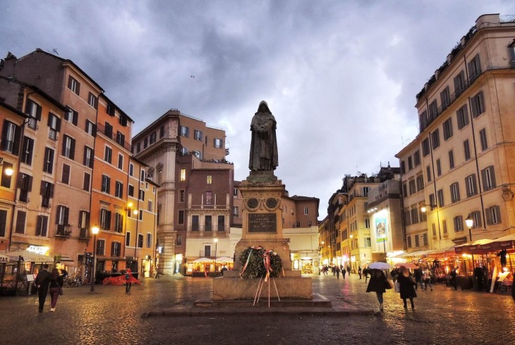 Campo de’ Fiori and the Sinister Shadow of Giordano Bruno