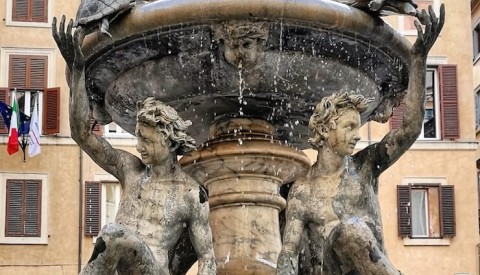 Take a virtual stroll through Piazza Mattei and learn all about the beautiful Fontana delle Tartarughe