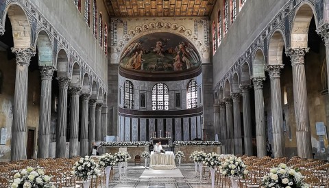 Visit Santa Sabina, one of Rome's oldest and most beautiful basilicas
