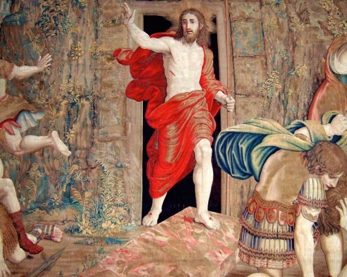 The Resurrection of Christ in Vatican Museum’s Tapestry Gallery