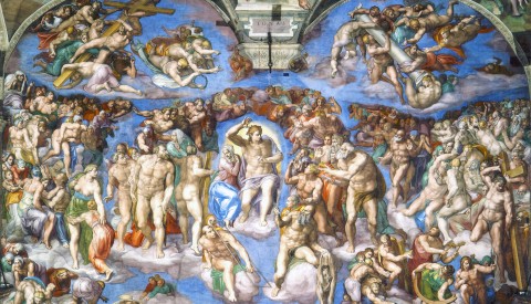 Gaze up in wonder at Michelangelo's awe-inspiring Last Judgement in the Sistine Chapel