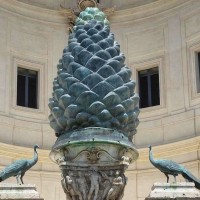Explore the incredible architecture of the Pinecone Courtyard