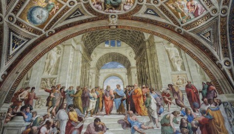 Unravel the complex meanings of Raphael's iconic School of Athens