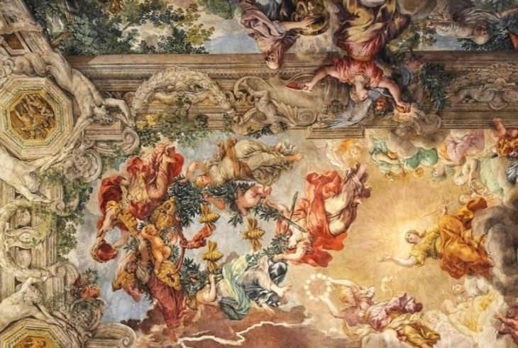 5 Amazing Ceiling Paintings in Rome