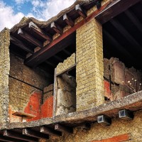 At Herculaneum, even the upper storeys of buildings have survived to this day