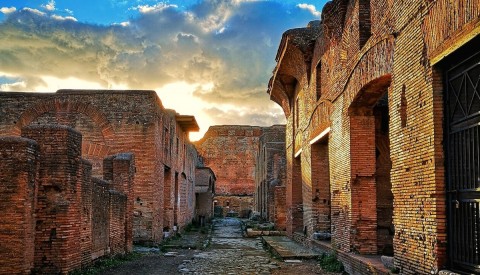 Admire the extraordinary architecture of ancient Rome's once bustling port