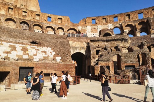 Colosseum with Gladiator Arena Floor, Forum and Palatine Hill Semi-Private Tour