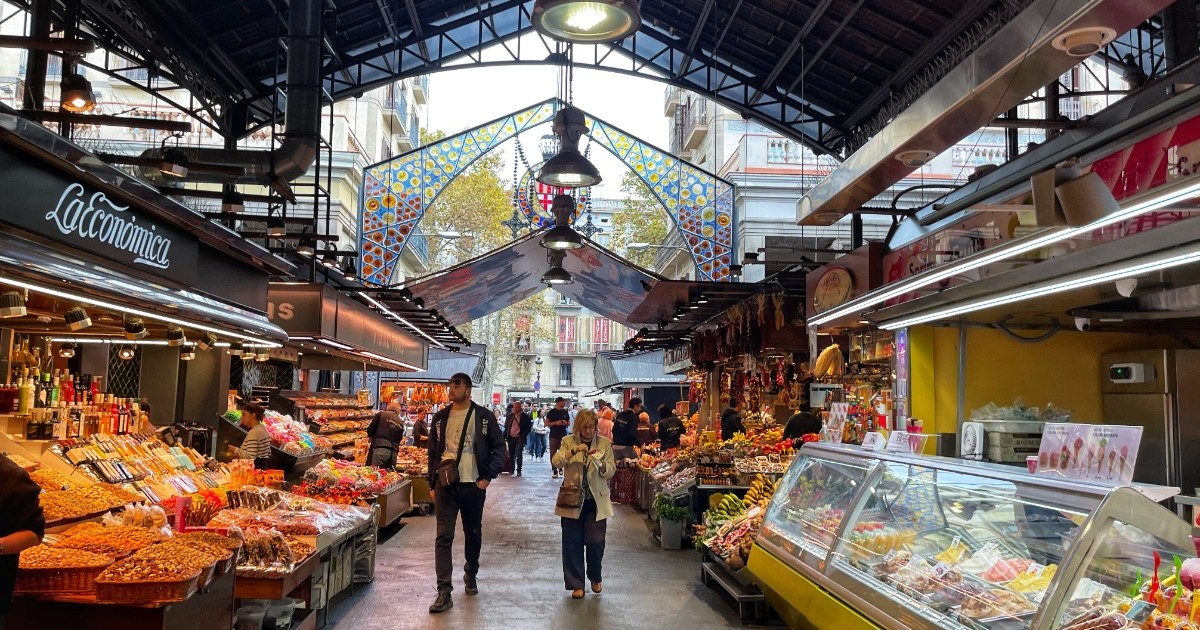 Inside La Boqueria in Barcelona: Barcelona