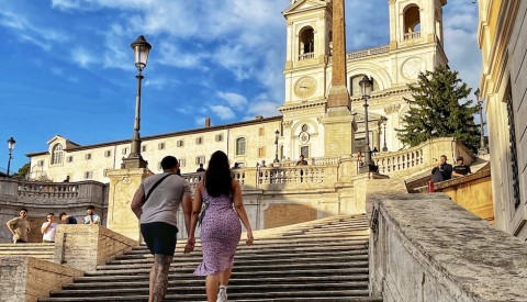 Experience the unique beauty of the Spanish steps