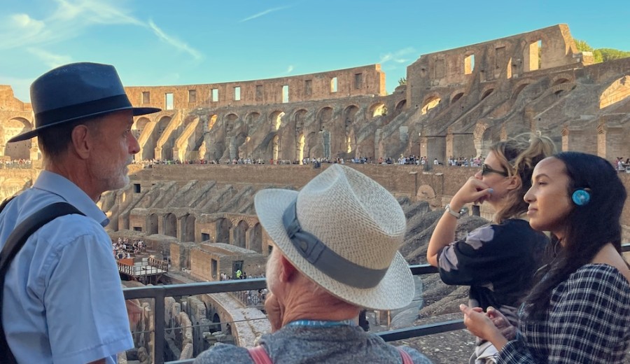 Upper Tiers Colosseum Tour with Elevator