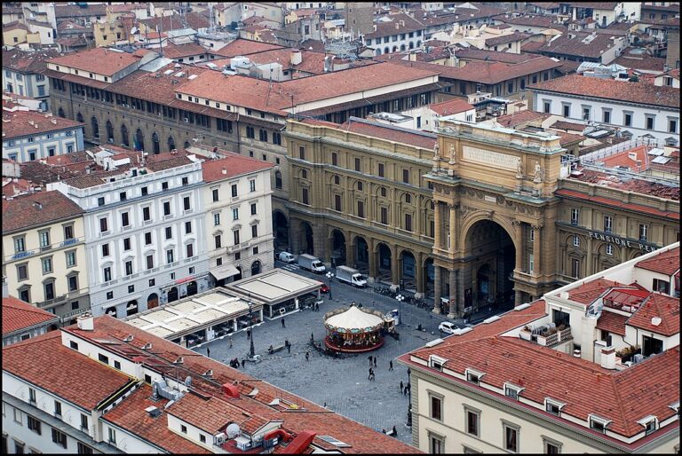 Piazza della Repubblica Ariel View
