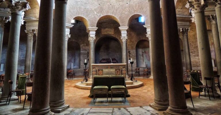 the early christian church of santa costanza in rome