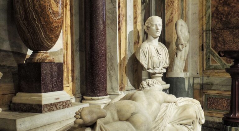 hermaphrodite sculpture in the borghese gallery