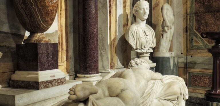 hermaphrodite sculpture in the borghese gallery
