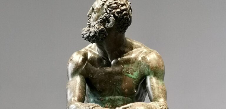 the boxer at rest in palazzo massimo