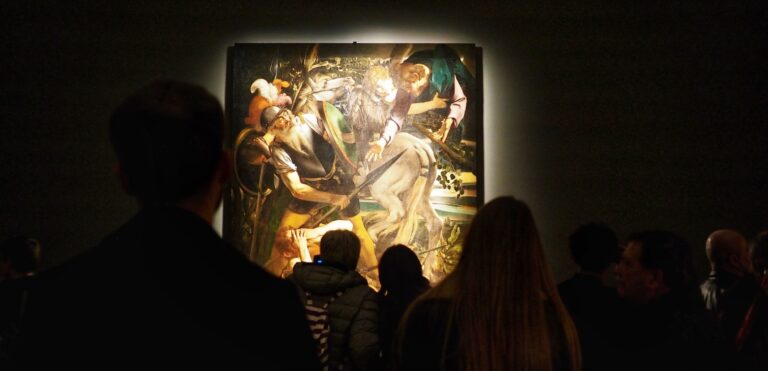 caravaggio the conversion of saul from the odescalchi collection