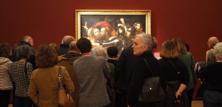 the taking of christ by caravaggio at palazzo barberini exhibition