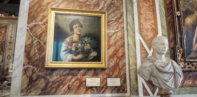 caravaggio boy basket fruit borghese