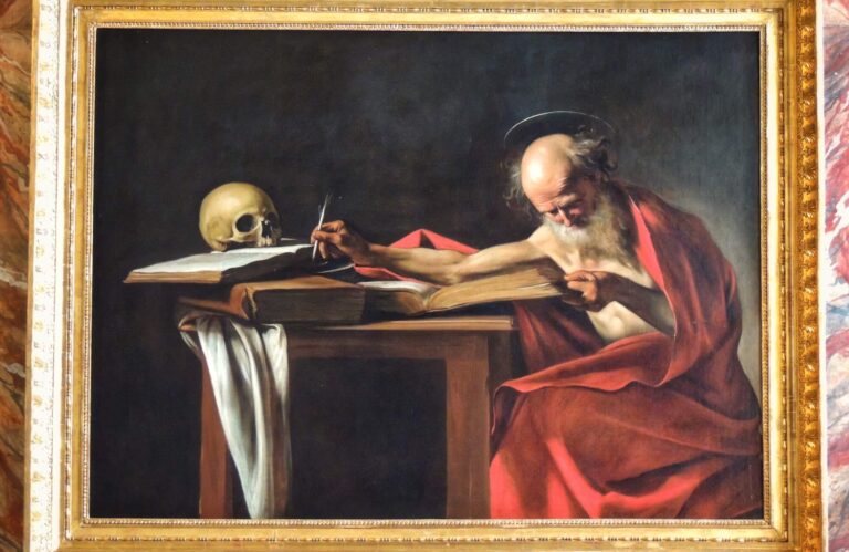 caravaggio jerome study borghese