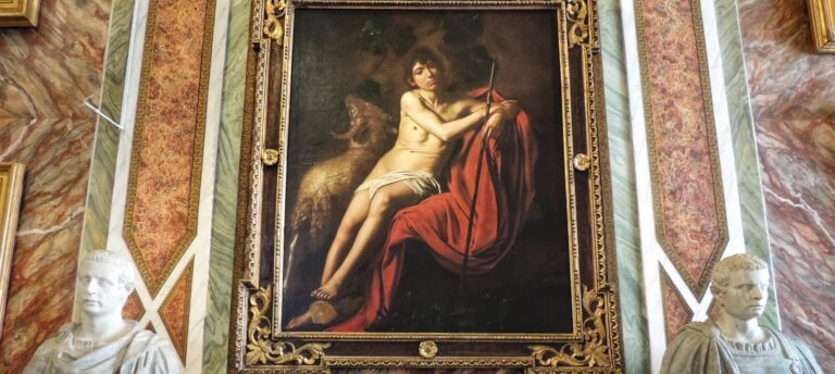 caravaggio john wilderness borghese
