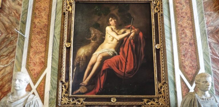 caravaggio john wilderness borghese