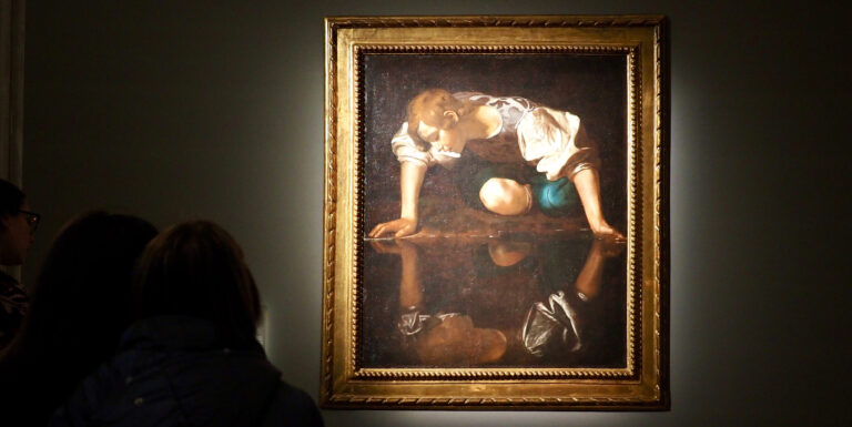 Caravaggio's Narcissus in Palazzo Barberini