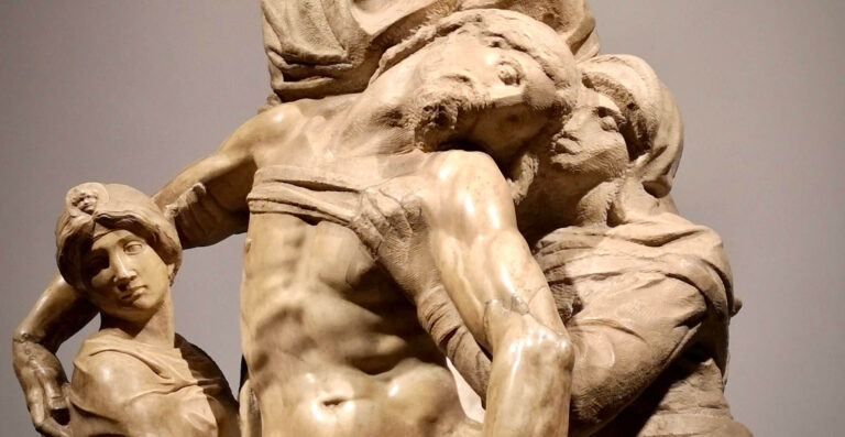 michelangelo's pieta in the museo dell'opera del duomo in florence