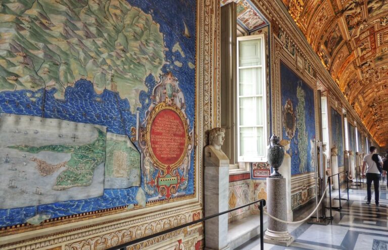 vatican hall of maps detail