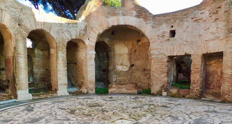 the baths at ostia antica