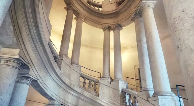borromini's staircase in palazzo barberini